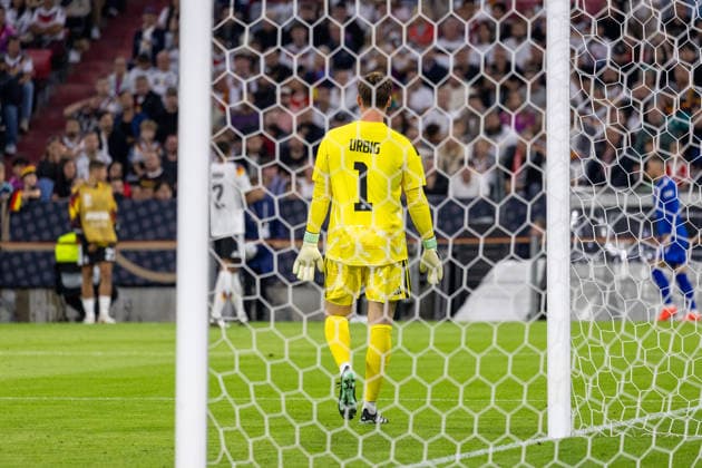 Soccer: UEFA Nations League 2026–2027, Matchday 3: Germany vs. Serbia at Allianz Arena, Munich; Jonas Urig (Germany), 1 Copyright: xMichellexLukax