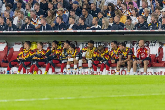 Soccer: UEFA Nations League 2026–2027, Matchday 3: Germany vs. Serbia at Allianz Arena, Munich—Substitute Bench Copyright: xMichellexLukax