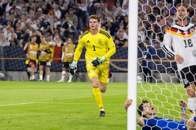 Soccer: UEFA Nations League 2026–2027, Matchday 3: Germany vs. Serbia at Allianz Arena, Munich; Jonas Urig (Germany), 1 cutout Copyright: xMichellexLukax