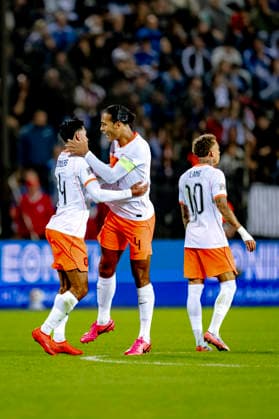 THESSALONIKI: Netherlands midfielder Tijjani Reijnders during the UEFA Nations League match between Greece and the Netherlands at Toumba Stadium on October 1, 2026, in Thessaloniki, Greece. Photo by DeFodi Images