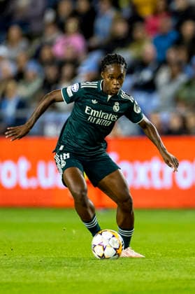 RECORD DATE NOT STATED 1st October 2026; Joie Stadium, Manchester, England; UEFA Womens Champions League Football, Manchester City versus Real Madrid; Linda Caicedo of Real Madrid Femenino TimxWilliams