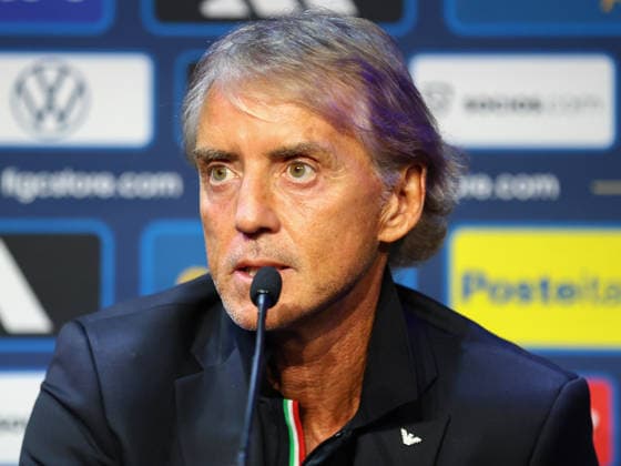 October 1, 2026, Saint-Denis, Ile-De-France, France: Head coach ROBERTO MANCINO of Italy during the press conference, PK, Pressekonferenz a day ahead of the UEFA Nations League 2026 27 groupe stage matchday 3 of 6 between FRANCE and ITALY at the Stade de France in Saint-Denis, France. Saint-Denis France - ZUMAc179 20261001_zep_c179_088 Copyright: xMickaelxChavetx
