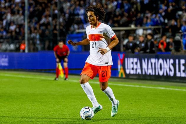 THESSALONIKI - Gjivai Zechiel of the Netherlands dribbles with the ball during the UEFA Nations League match between Greece and the Netherlands at the Toumba Stadium on 1 October 2026 in Thessaloniki, Greece. MARCEL TER BALS ANP UEFA Nations League 2026 27 xVIxANPxSportx xMarcelxterxBalsxIVx 571102213 originalFilename: 571102213.jpg
