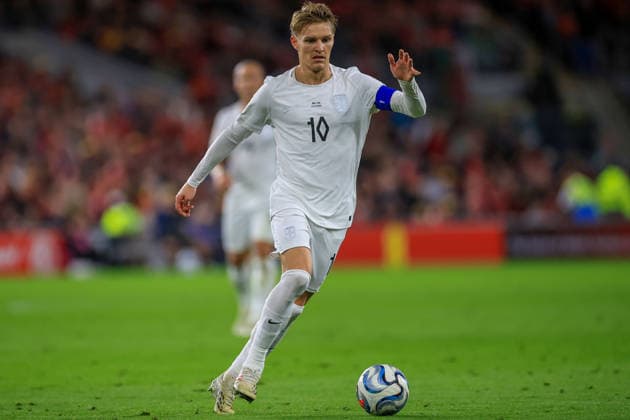 Wales v Denmark UEFA Nations League Martin Odegaard Of Norway during the UEFA Nations League Group D match at the Cardiff City Stadium, Cardiff 01 10 2026 UK Newspapers OUT Copyright: xGeraintxNicholasx FIL-24019-0059