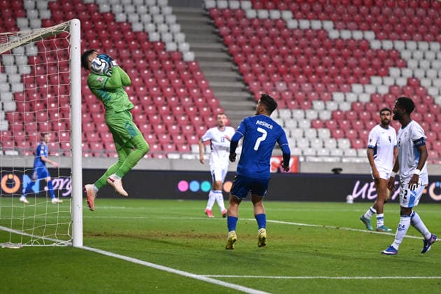 IPA89192449 - Assaf Tzur (Israel) during the Nations League, Matchday 3, League B Group B3, between Israel and Kosovo on October 1, 2026, at Nagyerdei Stadium in Debrecen, Hungary  Copyright: xVincenzoxOrlando IPAxSportx xx IPA89192449