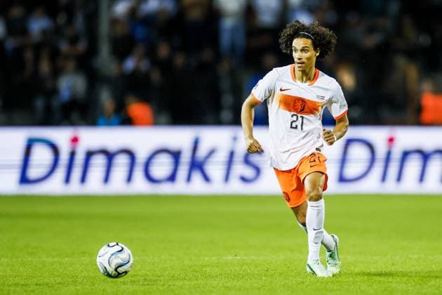 THESSALONIKI - Gjivai ZechiÃ«l of the Netherlands during the UEFA Nations League match between Greece and the Netherlands at Toumba Stadium on October 1, 2026, in Greece. KOEN VAN WEEL ANP xVIxANPxSportx xxANPxIVx 571104739 originalFilename: 571104739
