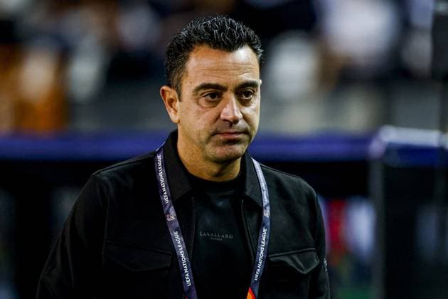 THESSALONIKI - Netherlands coach Xavi Hernandez ahead of the UEFA Nations League match between Greece and the Netherlands at the Toumba Stadium on 1 October 2026 in Thessaloniki, Greece. MARCEL TER BALS ANP UEFA Nations League 2026 27 xVIxANPxSportx xMarcelxterxBalsxIVx 571106289 originalFilename: 571106289