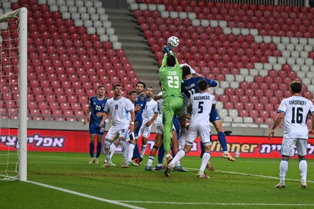 IPA89192907 - Assaf Tzur (Israel) during the Nations League phase, Matchday 3, League B Group B3, between Israel and Kosovo on October 1, 2026, at the Nagyerdei Stadium in Debrecen, Hungary  Copyright: xVincenzoxOrlando IPAxSportx xx IPA89192907