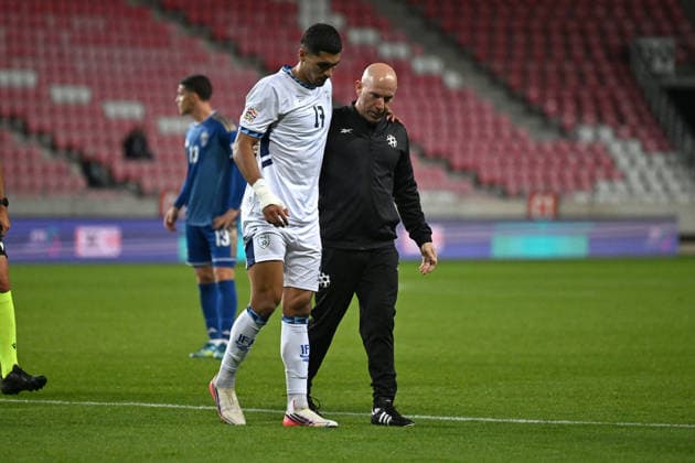 SOCCER - UEFA Nations League - Israel vs. Kosovo Photo by IPA ABACAPRESS.COM89192451 - Anan Khalaili (Israel) during the Nations League phase, Matchday 3, League B Group B3, between Israel and Kosovo on October 1, 2026, at Nagyerdei Stadium in Debrecen, Hungary Haifa Israel  Copyright: xIPAxSport ABACAx