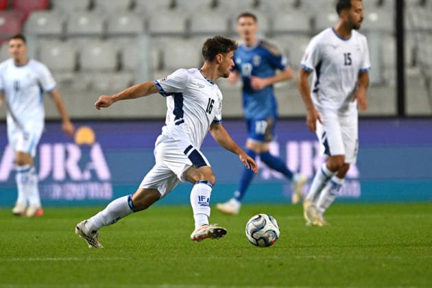 SOCCER - UEFA Nations League - Israel vs. Kosovo Photo by IPA ABACAPRESS.COM89192444 - Gavriel Kanichowsky (Israel) during the Nations League phase, Matchday 3, League B Group B3, between Israel and Kosovo on October 1, 2026, at Nagyerdei Stadium in Debrecen, Hungary Haifa Israel  Copyright: xIPAxSport ABACAx