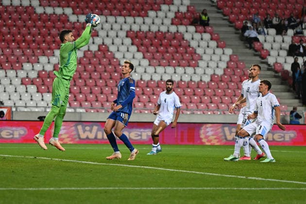 SOCCER - UEFA Nations League - Israel vs. Kosovo Photo by IPA ABACAPRESS.COM89192457 - Assaf Tzur (Israel) during the Nations League phase, Matchday 3, League B Group B3, between Israel and Kosovo on October 1, 2026, at Nagyerdei Stadium in Debrecen, Hungary Haifa Israel  Copyright: xIPAxSport ABACAx