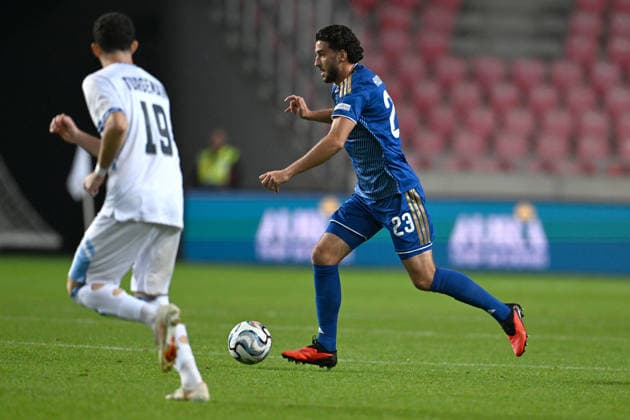 SOCCER - UEFA Nations League - Israel vs. Kosovo Photo by IPA ABACAPRESS.COM89192455 - Leon Avdullahu (Kosovo) during the Nations League phase, Matchday 3, League B Group B3, between Israel and Kosovo on October 1, 2026, at Nagyerdei Stadium in Debrecen, Hungary Haifa Israel  Copyright: xIPAxSport ABACAx