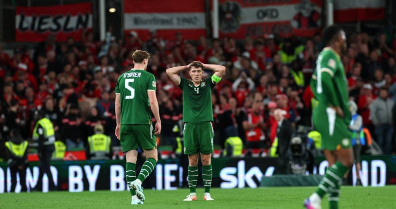 UEFA Nations League Group Stage, Aviva Stadium, Dublin 1 10 2026 Republic of Ireland vs Austria Ireland™s Dara O Shea after the game Dara O Shea after the game 1 10 2026  Copyright: xx RB1_2558