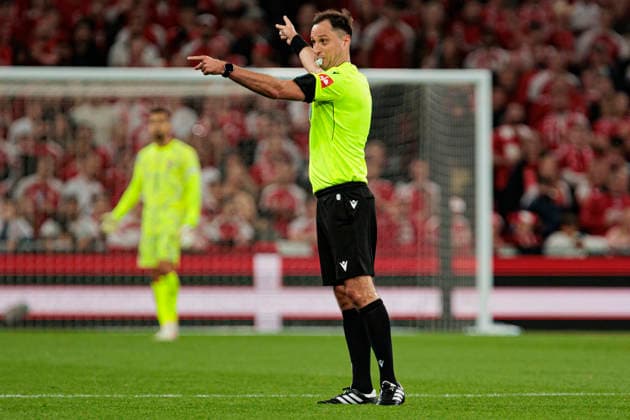 Mykola Balakin seen during UEFA Nations League Division A game between National Teams of Denmark and Portugal (Ernest Kolodziej Ball Raw Images) Copenhagen Parken Denmark Copyright: xErnestxKolodziejx ernestkolodziej_denmark_portugal_2627_5-4