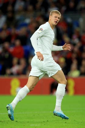 Wales v Norway - UEFA Nations League 2026 27 Group A4 MD3 Erling Haaland of Norway running during the UEFA Nations League 2026 27 group phase match between Wales and Norway at Cardiff City Stadium on October 1, 2026 in Cardiff, Wales. Cardiff Cardiff City Stadium Wales United Kingdom Copyright: xAllstarxPicturexLibraryxLtdx