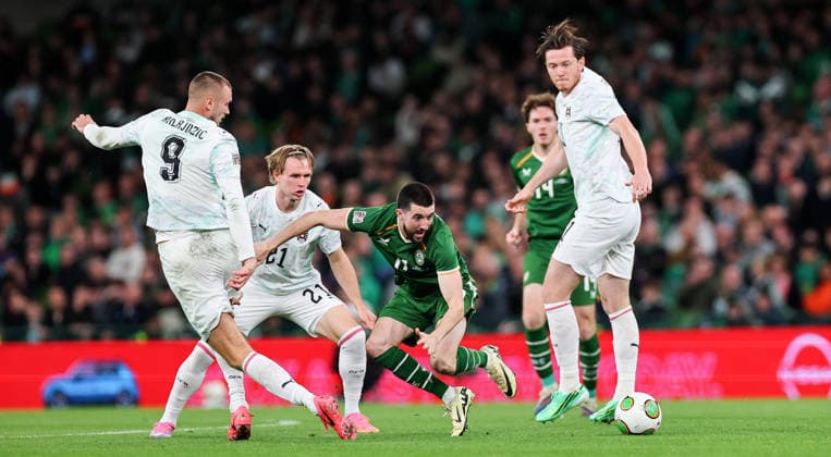 UEFA Nations League Group Stage, Aviva Stadium, Dublin 1 10 2026 Republic of Ireland vs Austria Ireland™s Finn Azaz Finn Azaz 1 10 2026  Copyright: xx RB1_0189