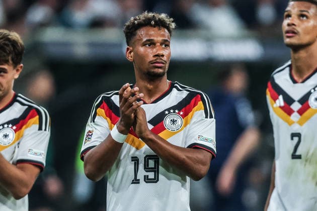 Sports, Soccer, UEFA Nations League 2026–2027 Season, Group A2, Matchday 3: Germany vs. Serbia, October 1, 2026, Allianz Arena, Karim Adeyemi (Germany), 19, Munich, Allianz Arena, Bavaria, Germany