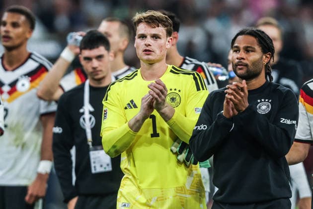 Sports, Soccer, UEFA Nations League 2026–2027 Season, Group A2, Matchday 3: Germany vs. Serbia, October 1, 2026, Allianz Arena; Jonas Urbig, Germany, 1, Munich, Allianz Arena, Bavaria, Germany