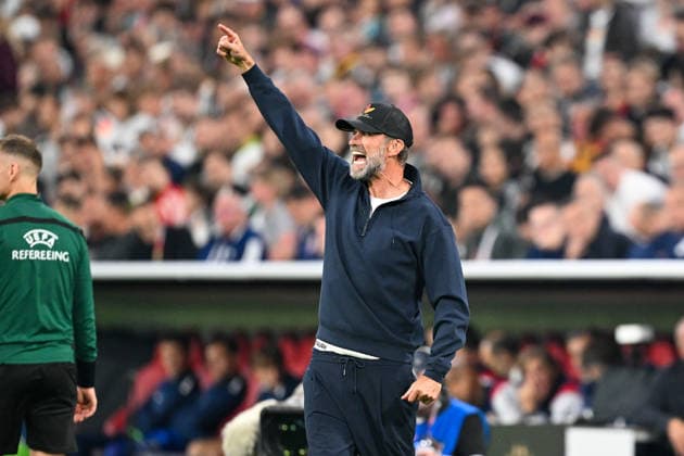 Jürgen Klopp, Germany Coach, Gestures, Gesturing, October 1, 2026 ¢ Soccer ¢ Nations League ¢ Germany vs. Serbia, Allianz Arena, Munich, Bavaria, Germany Copyright: xpepphotox xHorstxMauelshagenx pep00321, pep_20261001_hm