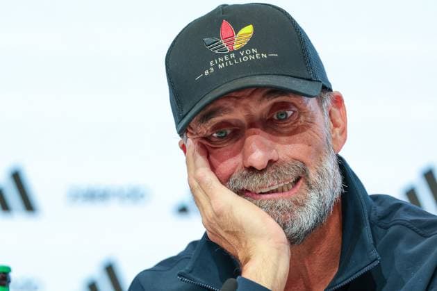 Head Coach Jürgen Klopp of Germany at the press conference following the home victory, Germany vs. Serbia, Soccer, DFL, DFB, UEFA Nations League, 2026–2027 season, group stage, Group B, Matchday 3 of 6, October 1, 2026, Munich, Bavaria, Germany Copyright: xkolbert-press MartinxAgüerax