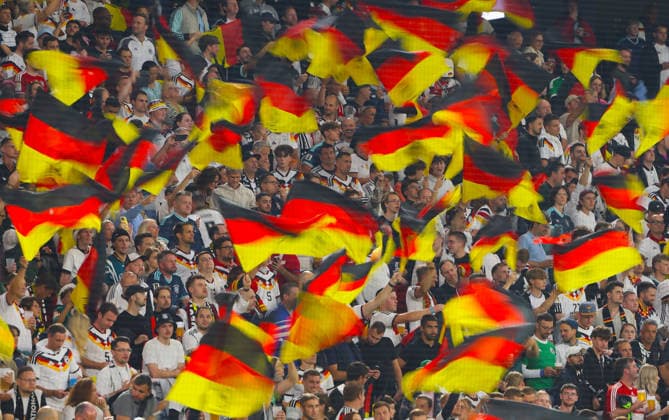 October 1, 2026, Nations League, Germany vs. Serbia, Allianz Arena, Munich, Soccer, German fans pictured