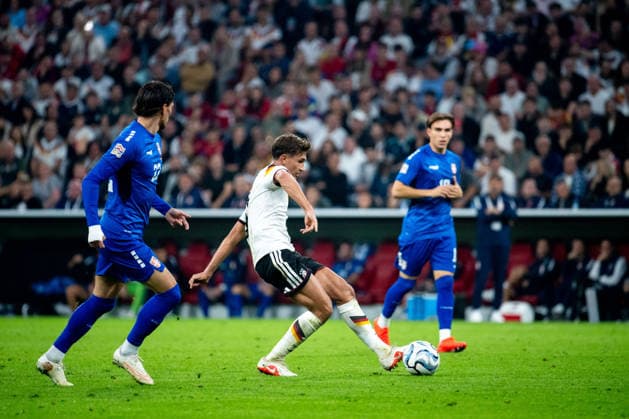October 1, 2026, GER, Soccer, Men s, UEFA Nations League International Match, League A, Matchday 3, Germany vs. Serbia; Tom Bischof, Germany, 8 am Ball, Munich, Allianz Arena, Bavaria, Germany Copyright: xNordphoto Memmlerx