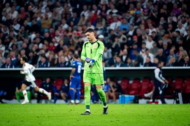 October 1, 2026, GER, Soccer, Men s, UEFA Nations League International Match, League A, Matchday 3, Germany vs. Serbia, Djordje Petrovic, Serbia 1, Munich, Allianz Arena, Bayern Munich, Germany Copyright: xNordphoto Memmlerx
