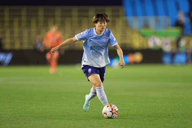 Manchester City Women gegen Real Madrid Women, 1. Oktober 2026, UEFA Women’s Champions League, Gruppenphase, Manchester City gegen Real Madrid, Aoba Fujino von Manchester City, Foto: Simon Stacpoole, Offside, Manchester, Großbritannien Copyright: xSimonxStacpoolexOffside