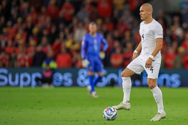 Wales v Denmark UEFA Nations League Leo Ostigard Of Norway during the UEFA Nations League Group D match at the Cardiff City Stadium, Cardiff 01 10 2026 UK Newspapers OUT Copyright: xGeraintxNicholasx FIL-24019-0103