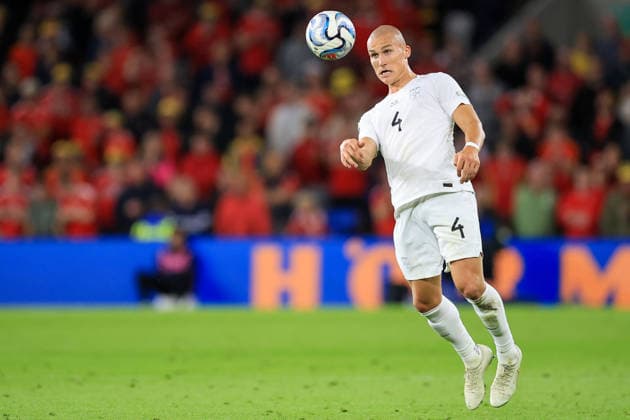 Wales v Denmark UEFA Nations League Leo Ostigard Of Norway during the UEFA Nations League Group D match at the Cardiff City Stadium, Cardiff 01 10 2026 UK Newspapers OUT Copyright: xGeraintxNicholasx FIL-24019-0128