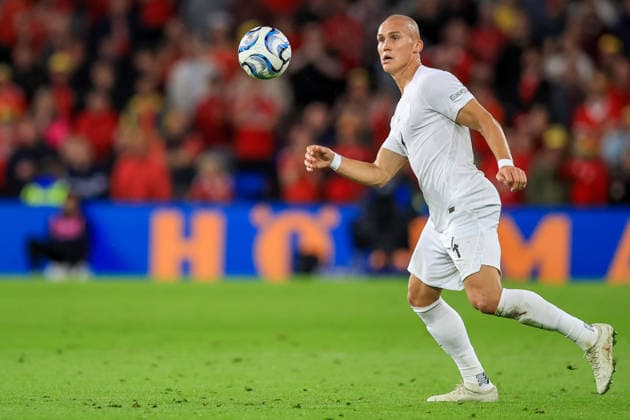 Wales v Denmark UEFA Nations League Leo Ostigard Of Norway during the UEFA Nations League Group D match at the Cardiff City Stadium, Cardiff 01 10 2026 UK Newspapers OUT Copyright: xGeraintxNicholasx FIL-24019-0129