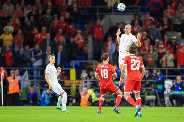 Wales v Denmark UEFA Nations League Leo Ostigard Of Norway during the UEFA Nations League Group D match at the Cardiff City Stadium, Cardiff 01 10 2026 UK Newspapers OUT Copyright: xGeraintxNicholasx FIL-24019-0138