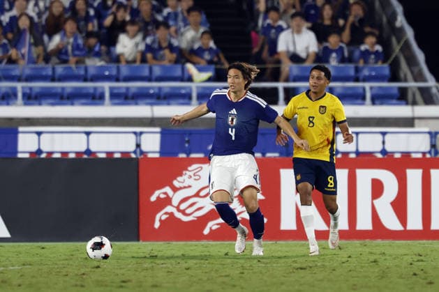 Ko Itakura (JPN), Anthony VALENCIA (ECU), OCTOBER 1, 2026 Soccer : KIRIN Cup 2026 match between Japan 0-0 (PK 5-4) Ecuador at International Stadium Yokohama, Kanagawa, Japan. Noxthirdxpartyxsales  aflo_352419144 ATSUSHIxTOKUMARUx