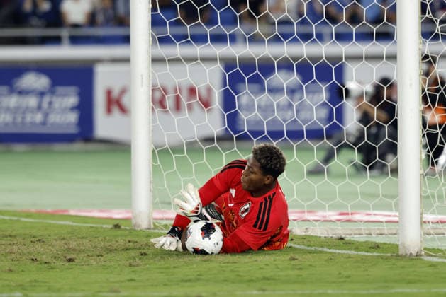 Zion Suzuki (JPN), OCTOBER 1, 2026 Soccer : KIRIN Cup 2026 match between Japan 0-0 (PK 5-4) Ecuador at International Stadium Yokohama, Kanagawa, Japan. Noxthirdxpartyxsales  aflo_352419165 ATSUSHIxTOKUMARUx