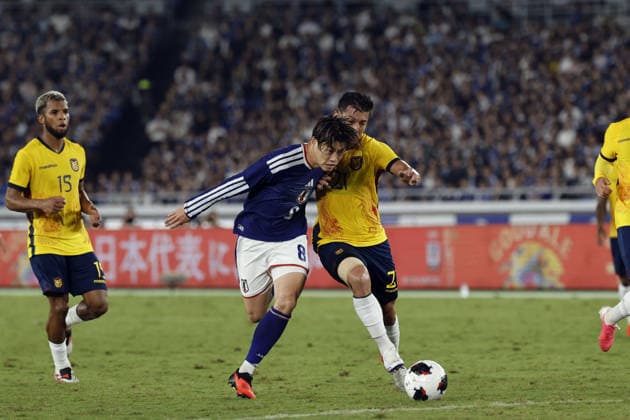 Yuito Suzuki (JPN), Alan FRANCO (ECU), OCTOBER 1, 2026 Soccer : KIRIN Cup 2026 match between Japan 0-0 (PK 5-4) Ecuador at International Stadium Yokohama, Kanagawa, Japan. Noxthirdxpartyxsales  aflo_352419196 ATSUSHIxTOKUMARUx