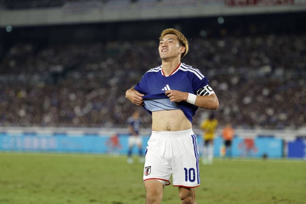 Ritsu Doan (JPN), OCTOBER 1, 2026 Soccer : KIRIN Cup 2026 match between Japan 0-0 (PK 5-4) Ecuador at International Stadium Yokohama, Kanagawa, Japan. Noxthirdxpartyxsales  aflo_352419197 ATSUSHIxTOKUMARUx