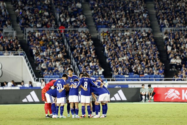 Japan team group, Mannschaftsbild, Totale OCTOBER 1, 2026 Soccer : KIRIN Cup 2026 match between Japan 0-0 (PK 5-4) Ecuador at International Stadium Yokohama, Kanagawa, Japan. Noxthirdxpartyxsales  aflo_352419210 ATSUSHIxTOKUMARUx