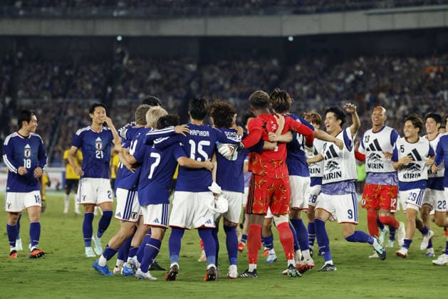 Japan team group, Mannschaftsbild, Totale OCTOBER 1, 2026 Soccer : KIRIN Cup 2026 match between Japan 0-0 (PK 5-4) Ecuador at International Stadium Yokohama, Kanagawa, Japan. Noxthirdxpartyxsales  aflo_352419238 ATSUSHIxTOKUMARUx
