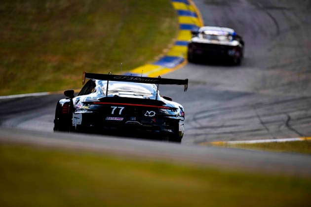 AUTO - IMSA - PETIT LE MANS 2026 77 KING Harry (gbr), PICARIELLO Alessio (bel), TANDY Nick (gbr), AO Racing, Porsche 911 GT3 R (992.2), action during the 2026 Motul Petit Le Mans, 11th round of the 2026 IMSA WeatherTech SportsCar Championship, from October 1 to 3, 2026 on the Michelin Raceway Road Atlanta in Braselton, Georgia, United States of America - BraseltonUnited States  Copyright: xFabrizioxBoldonix