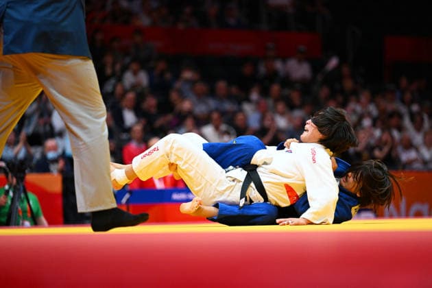 Narumi Tanioka (JPN), OCTOBER 1, 2026 - Judo : Women s -63kg Final at Aichi International Arena during the Asian Games Aichi-Nagoya 2026 in Aichi, Japan. Noxthirdxpartyxsales  aflo_352419559 KenjiroxMatsuox