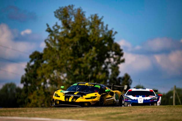AUTO - IMSA - PETIT LE MANS 2026 70 IRIBE Brendan (usa), IRIBE Brendan (usa), SCHANDORFF Frederik (den), Inception Racing, Ferrari 296 GT3 Evo, action during the 2026 Motul Petit Le Mans, 11th round of the 2026 IMSA WeatherTech SportsCar Championship, from October 1 to 3, 2026 on the Michelin Raceway Road Atlanta in Braselton, Georgia, United States of America - BraseltonUnited States Copyright: xFabrizioxBoldonix