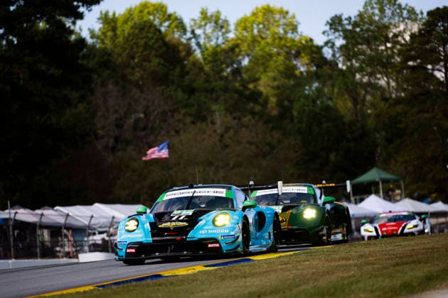 AUTO - IMSA - PETIT LE MANS 2026 912 HARDWICK Ryan (usa), PERA Riccardo (ita), SCHURING Morris (nld), Manthey 1st Phorm, Porsche 911 GT3 R (992.2), action during the 2026 Motul Petit Le Mans, 11th round of the 2026 IMSA WeatherTech SportsCar Championship, from October 1 to 3, 2026 on the Michelin Raceway Road Atlanta in Braselton, Georgia, United States of America - BraseltonUnited States Copyright: xFabrizioxBoldonix