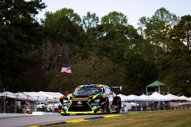 AUTO - IMSA - PETIT LE MANS 2026 14 BARNICOAT Ben (gbr), HAWKSWORTH Jack (gbr), KIRKWOOD Kyle (usa), Vasser Sullivan Racing, Lexus RC F GT3, action during the 2026 Motul Petit Le Mans, 11th round of the 2026 IMSA WeatherTech SportsCar Championship, from October 1 to 3, 2026 on the Michelin Raceway Road Atlanta in Braselton, Georgia, United States of America - BraseltonUnited States Copyright: xFabrizioxBoldonix