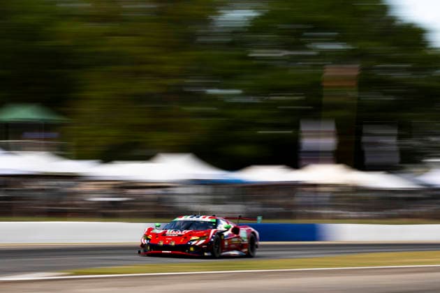 AUTO - IMSA - PETIT LE MANS 2026 21 FUOCO Antonio (ita), MANN Simon (gbr), WADOUX Lilou (fra), AF Corse, Ferrari 296 GT3 Evo, action during the 2026 Motul Petit Le Mans, 11th round of the 2026 IMSA WeatherTech SportsCar Championship, from October 1 to 3, 2026 on the Michelin Raceway Road Atlanta in Braselton, Georgia, United States of America - BraseltonUnited States Copyright: xFabrizioxBoldonix