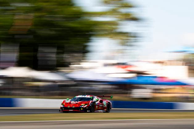 AUTO - IMSA - PETIT LE MANS 2026 21 FUOCO Antonio (ita), MANN Simon (gbr), WADOUX Lilou (fra), AF Corse, Ferrari 296 GT3 Evo, action during the 2026 Motul Petit Le Mans, 11th round of the 2026 IMSA WeatherTech SportsCar Championship, from October 1 to 3, 2026 on the Michelin Raceway Road Atlanta in Braselton, Georgia, United States of America - BraseltonUnited States Copyright: xFabrizioxBoldonix