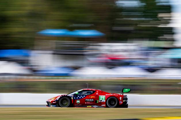 AUTO - IMSA - PETIT LE MANS 2026 21 FUOCO Antonio (ita), MANN Simon (gbr), WADOUX Lilou (fra), AF Corse, Ferrari 296 GT3 Evo, action during the 2026 Motul Petit Le Mans, 11th round of the 2026 IMSA WeatherTech SportsCar Championship, from October 1 to 3, 2026 on the Michelin Raceway Road Atlanta in Braselton, Georgia, United States of America - BraseltonUnited States Copyright: xFabrizioxBoldonix