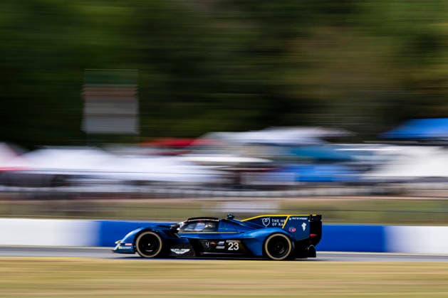 AUTO - IMSA - PETIT LE MANS 2026 23 DE ANGELIS Roman (can), GUNN Ross (gbr), RIBERAS Alex (esp), SORENSEN Marco (dnk), Aston Martin THOR Team, Aston Martin Valkyrie, action during the 2026 Motul Petit Le Mans, 11th round of the 2026 IMSA WeatherTech SportsCar Championship, from October 1 to 3, 2026 on the Michelin Raceway Road Atlanta in Braselton, Georgia, United States of America - BraseltonUnited States Copyright: xFabrizioxBoldonix