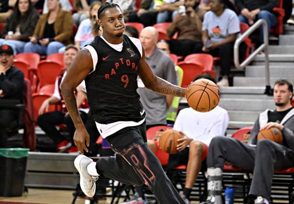 October 1, 2026, Quebec, On, Canada: Toronto Raptors RJ Barrett during NBA, Basketball Herren, USA basketball training camp action in Quebec City, Thursday, Oct. 1, 2026. Canada News - October 1, 2026  - ZUMAc35_ 20261001_zaf_c35_085 Copyright: xJacquesxBoissinotx