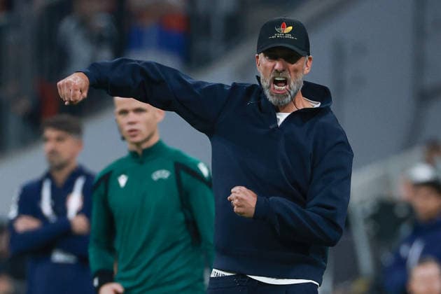 UEFA Nations League, Matchday 26–27: Germany vs. Serbia on October 1, 2026, at the Allianz Arena in Munich. Coach Jürgen Juergen Jurgen Klopp. Germany celebrates and rejoices. MH