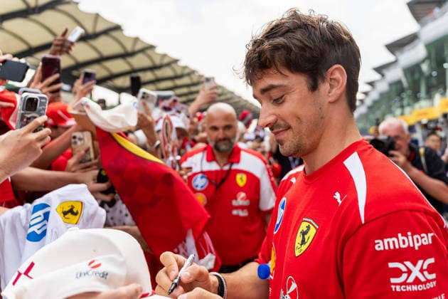 F1 2026: (Paddock) Bahrain Grand Prix in Malaysia, Kuala Lumpur 01 Oct 2026 Charles Leclerc (MCO) (Scuderia Ferrari HP) in the paddock of the Formula 1 Bahrain Grand Prix In Malaysia 2026 at the Sepang International Circuit. Kuala Lumpur Malaysia Copyright: xLucaxMartinix xSOPAxImagesx Luca-Martini-1455308
